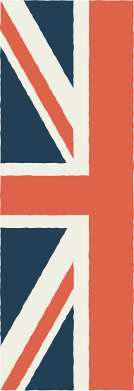 a portion of the Union Jack flag
